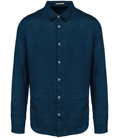 Spasso - Long Sleeve Linen Shirt - SP504 PKB S