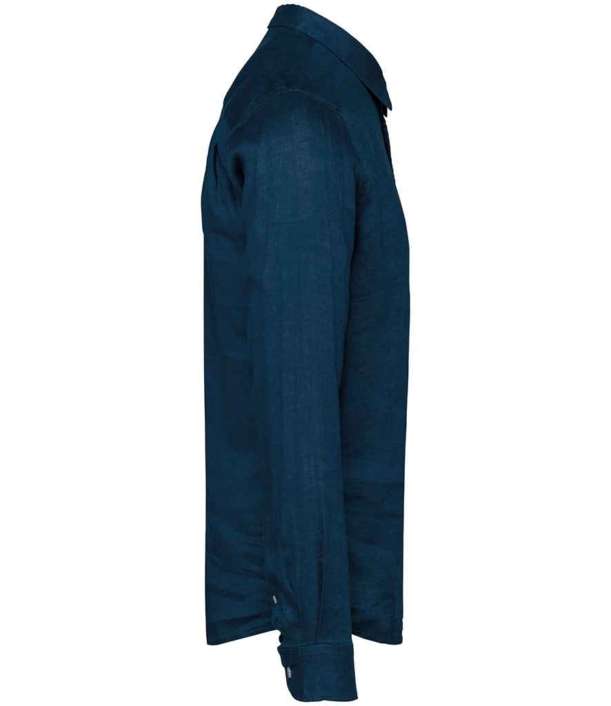 Spasso - Long Sleeve Linen Shirt - Pierre Francis