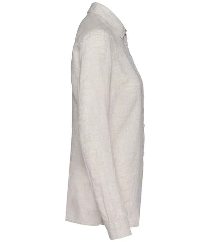 Spasso - Ladies Long Sleeve Linen Shirt - Pierre Francis