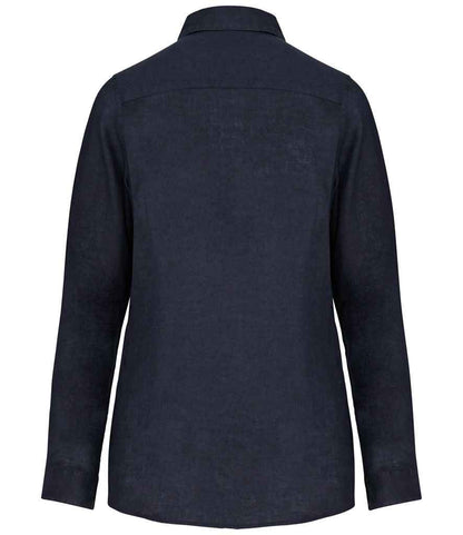 Spasso - Ladies Long Sleeve Linen Shirt - Pierre Francis