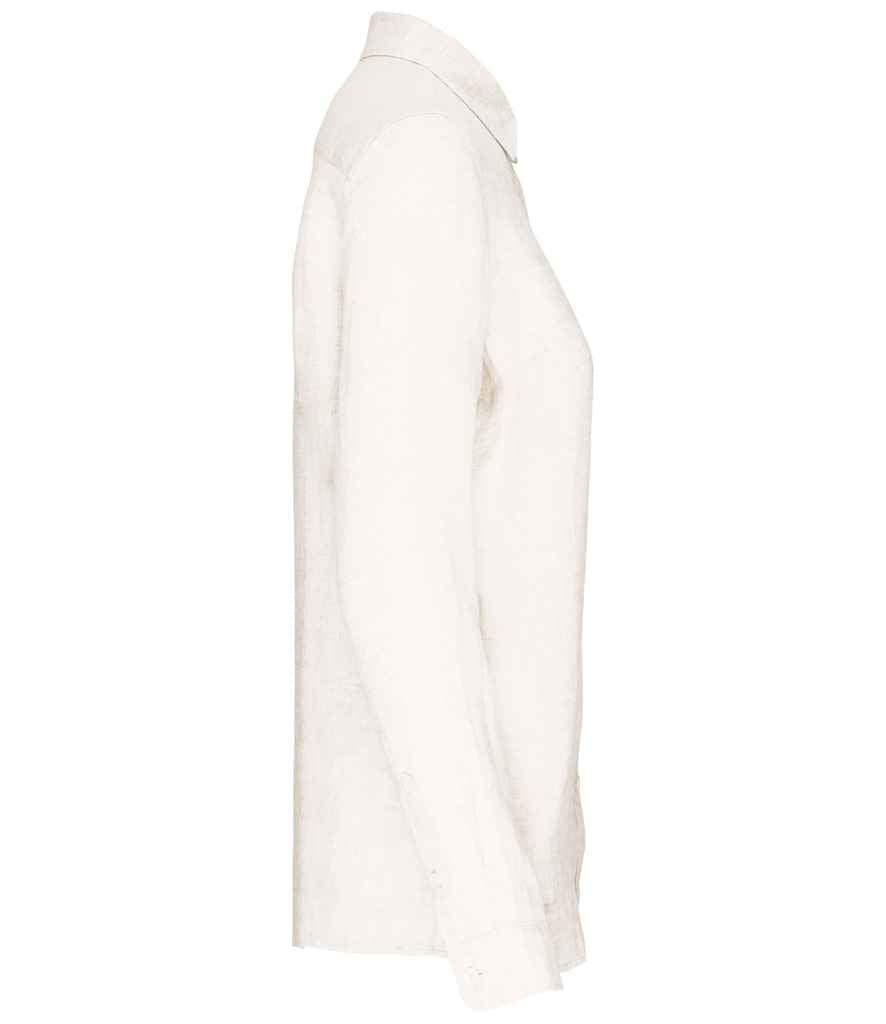 Spasso - Ladies Long Sleeve Linen Shirt - Pierre Francis