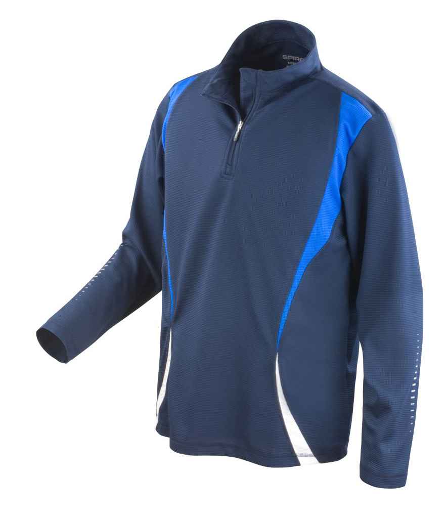Spiro - Unisex Zip Neck Trial Training Top - Pierre Francis