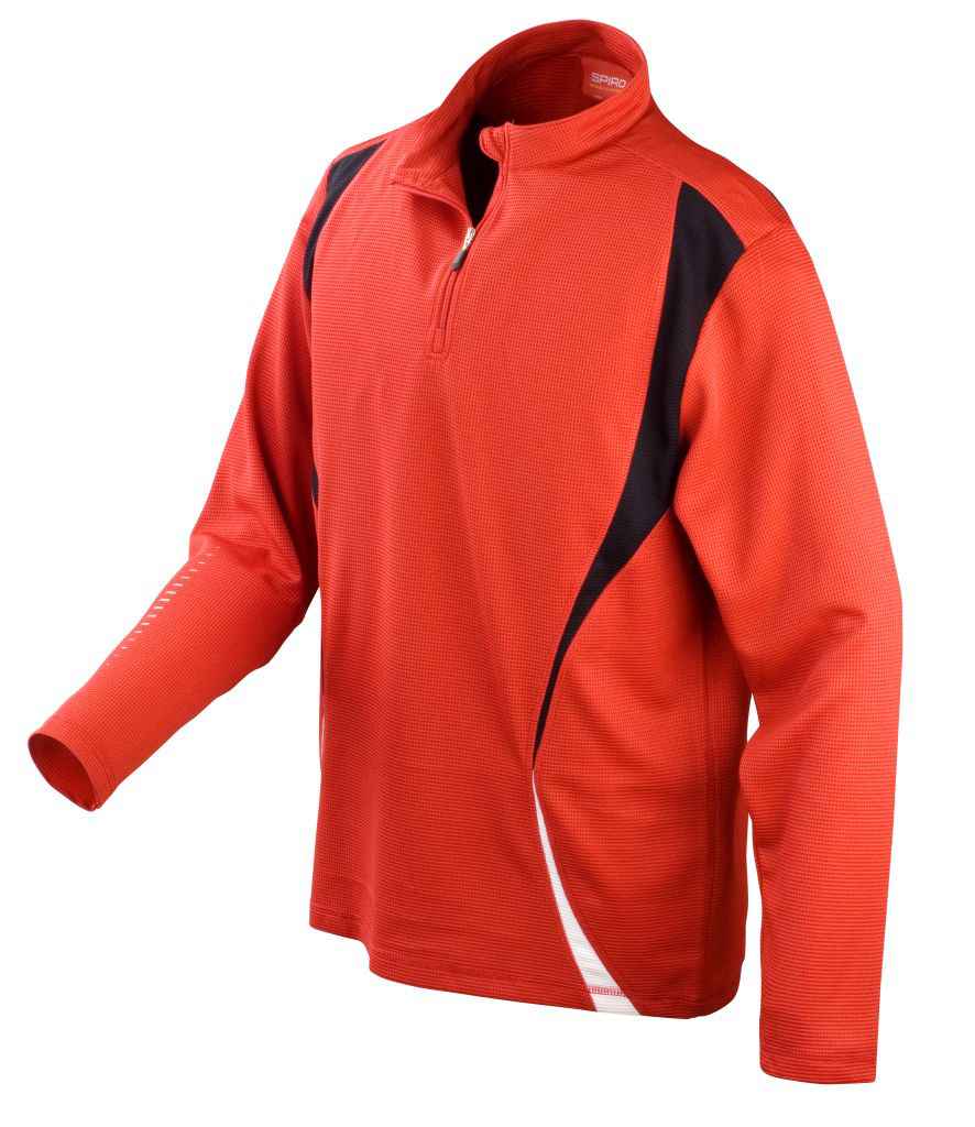 Spiro - Unisex Zip Neck Trial Training Top - Pierre Francis