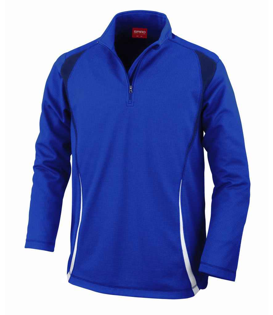 Spiro - Unisex Zip Neck Trial Training Top - Pierre Francis