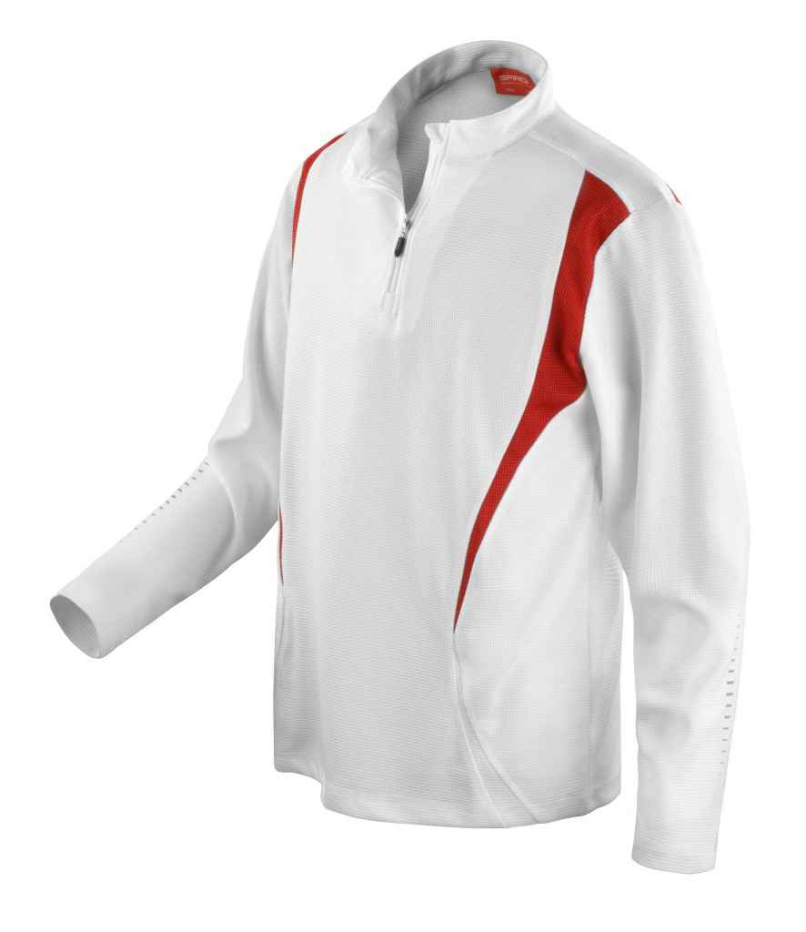 Spiro - Unisex Zip Neck Trial Training Top - Pierre Francis