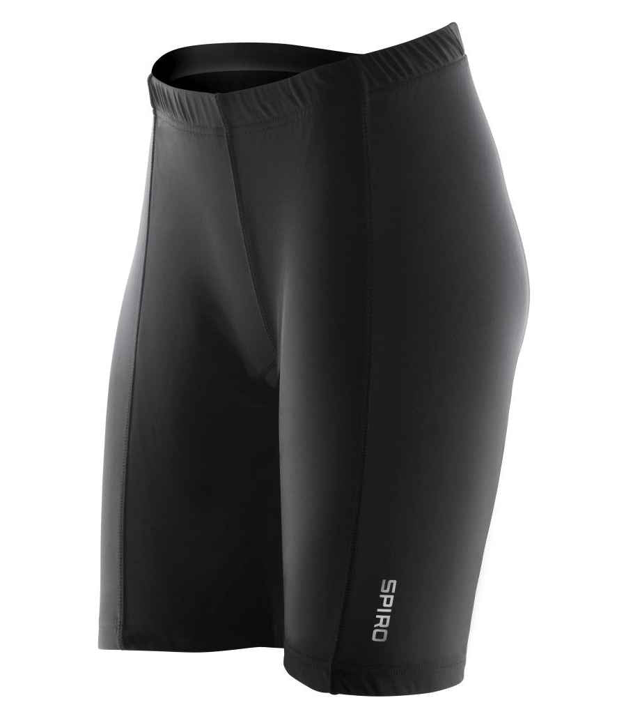 Spiro - Ladies Bikewear Padded Shorts - SR187F BLK XS