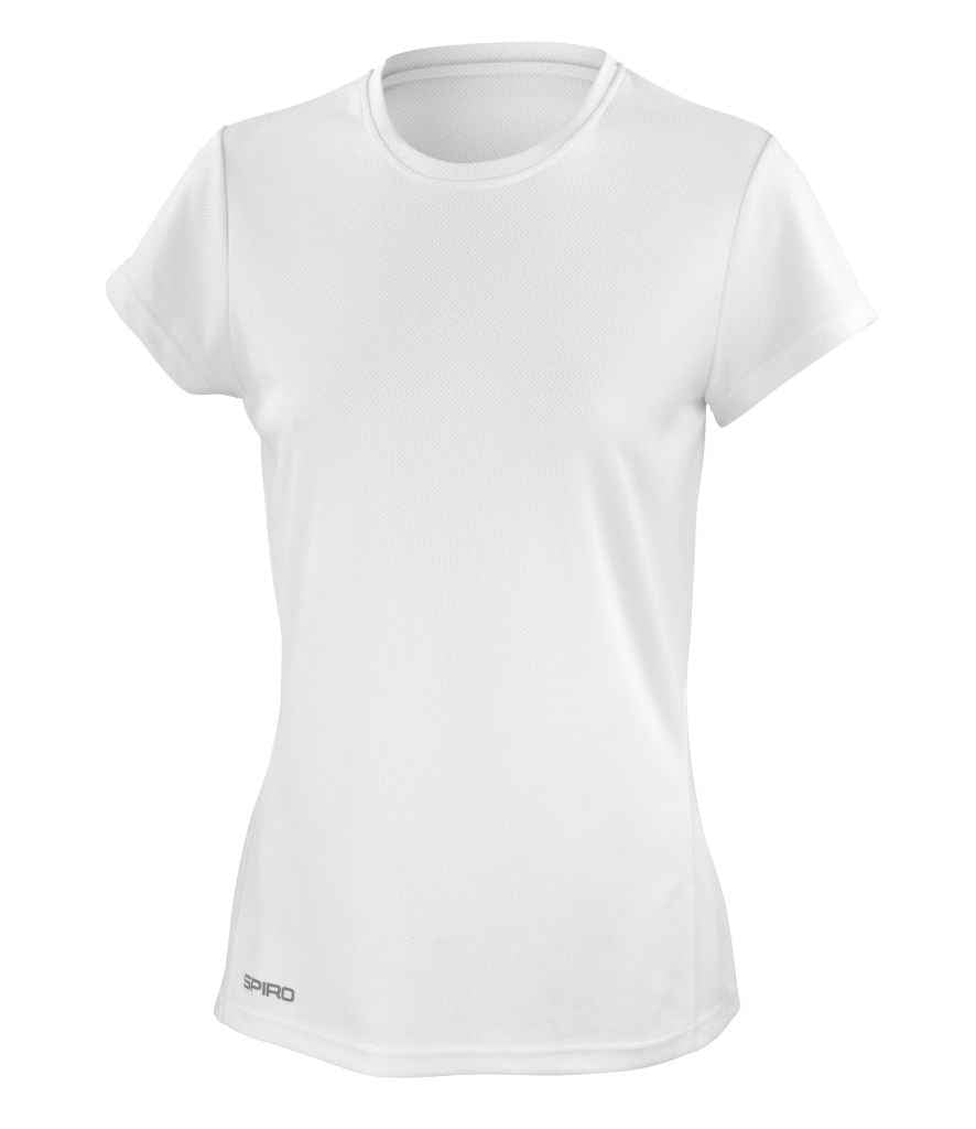Spiro - Ladies Quick Dry Performance T-Shirt - SR253F WHI XS