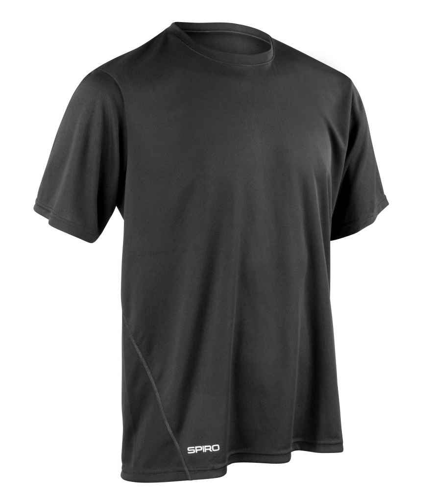 Spiro - Quick Dry Performance T-Shirt - SR253M BLK S