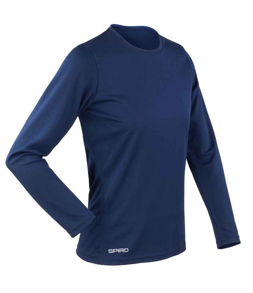 Spiro - Ladies Performance Long Sleeve T-Shirt - SR254F BLK XS