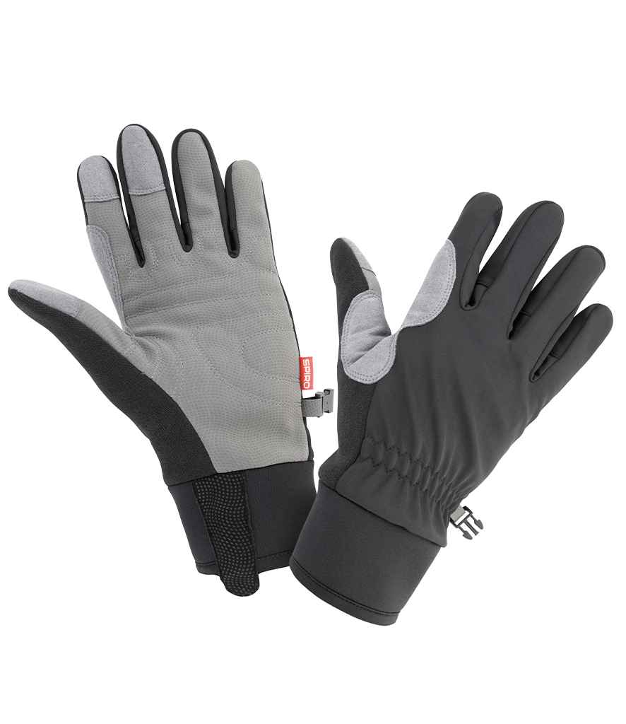 Spiro - Long Winter Gloves - SR258M BK/GY XS