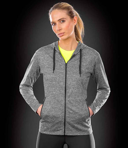 Spiro - Ladies Hooded T-Shirt Jacket - SR277F MLG XS