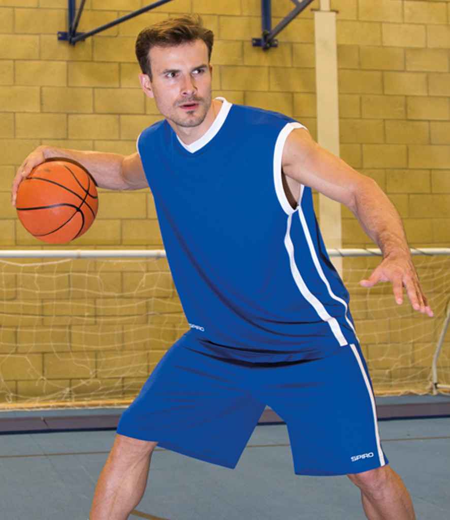 Spiro - Basketball Top - SR278M RY/WH XS