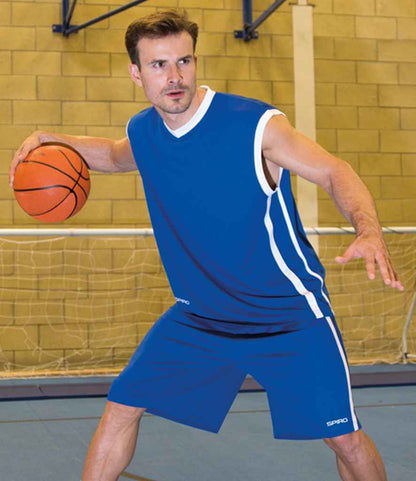 Spiro - Basketball Shorts - SR279M RY/WH XS