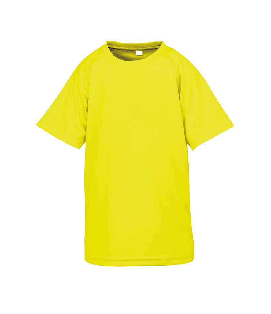 Spiro - Kids Impact Performance Aircool T-Shirt - SR287B BLK XS