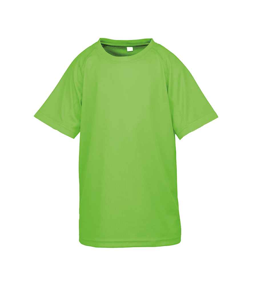 Spiro - Kids Impact Performance Aircool T-Shirt - SR287B BLK XS