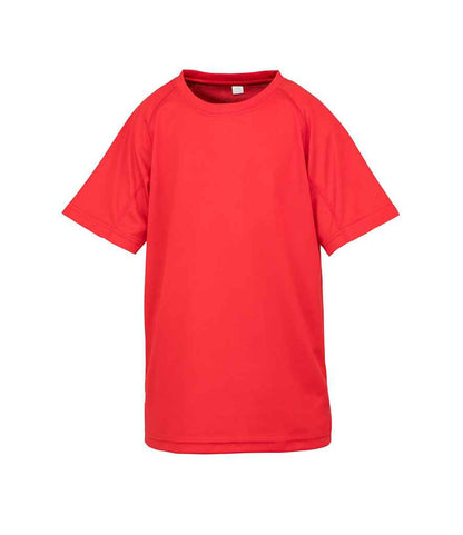 Spiro - Kids Impact Performance Aircool T-Shirt - SR287B BLK XS