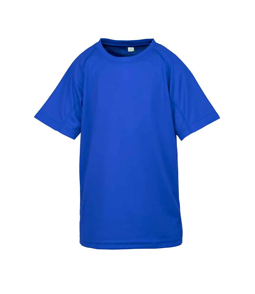 Spiro - Kids Impact Performance Aircool T-Shirt - SR287B BLK XS