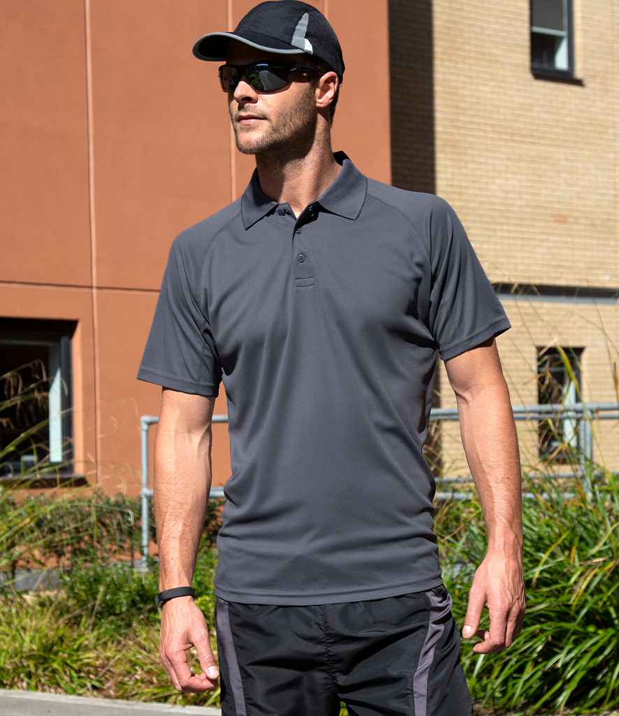 Spiro - Impact Performance Aircool Polo Shirt - SR288 GRE XXS