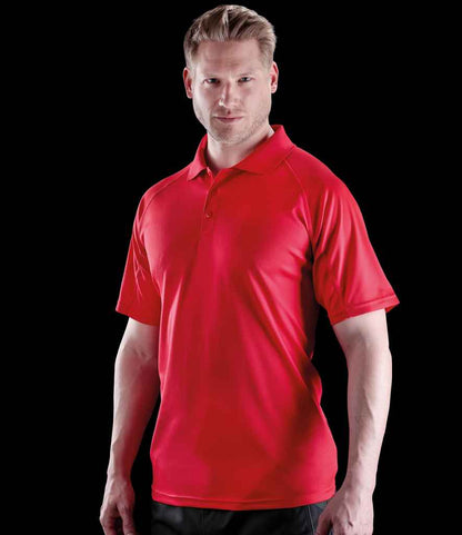 Spiro - Impact Performance Aircool Polo Shirt - SR288 RED XXS
