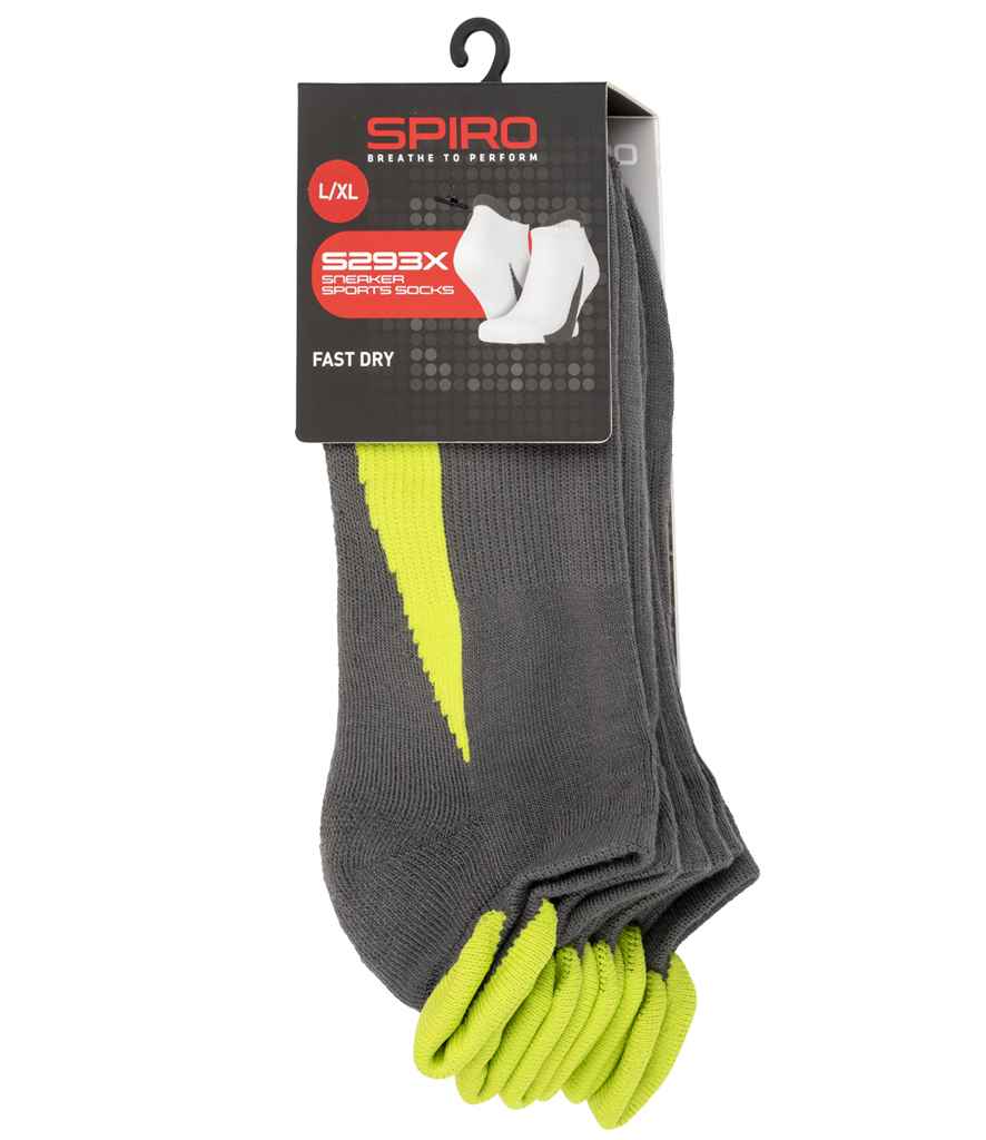 Spiro - 3 Pack Sports Sneaker Socks - Pierre Francis