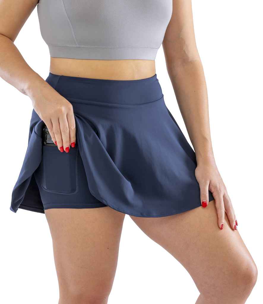 Spiro - Ladies Recycled Fitness Skort - Pierre Francis