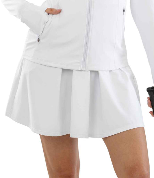Spiro - Ladies Recycled Fitness Skort - SR797F WHI 6