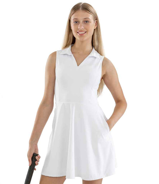 Spiro - Ladies Recycled Fitness Dress - SR799F WHI 6