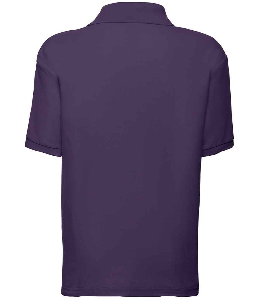 Fruit of the Loom - Kids Poly/Cotton Piqué Polo Shirt