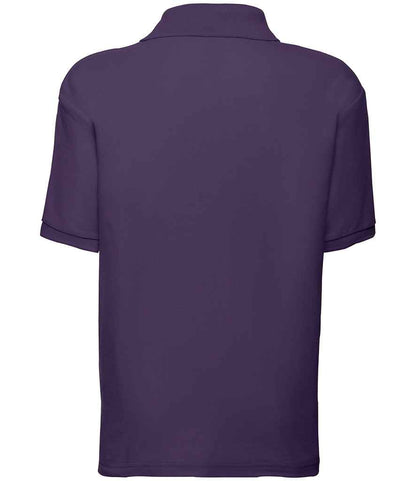 Fruit of the Loom - Kids Poly/Cotton Piqué Polo Shirt