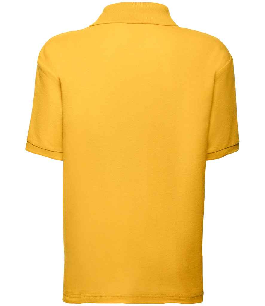 Fruit of the Loom - Kids Poly/Cotton Piqué Polo Shirt - SS11B BLK 3-4