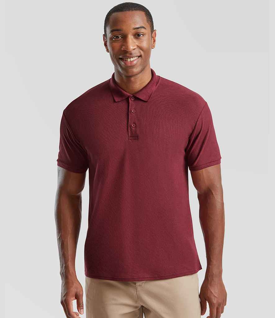 Fruit of the Loom - Poly/Cotton Piqué Polo Shirt - SS11 BUR S