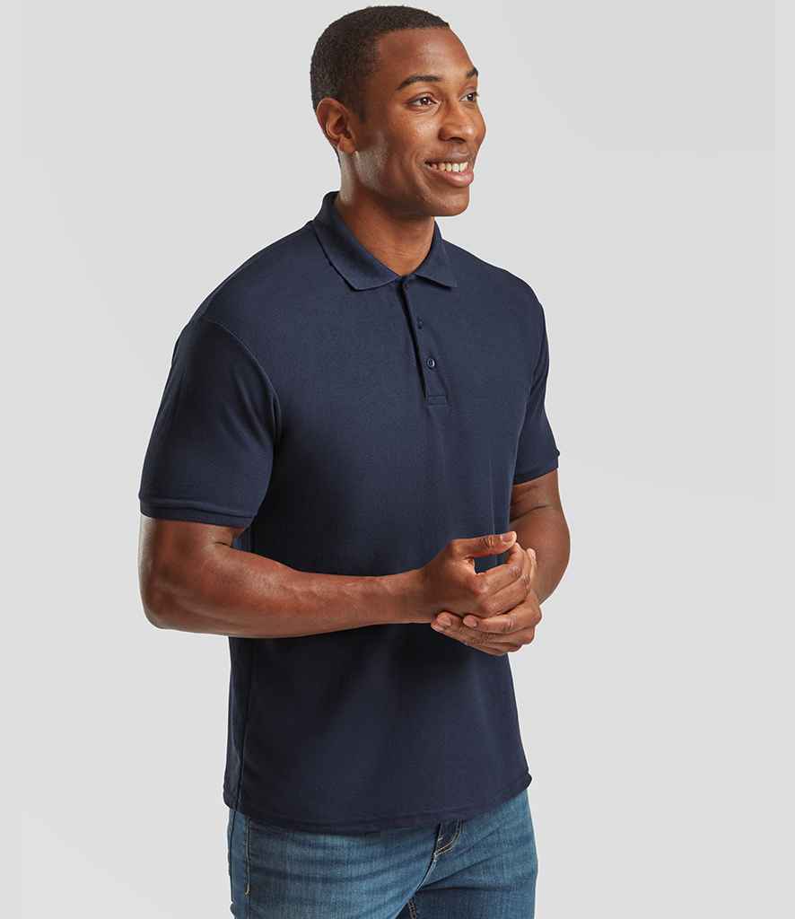 Fruit of the Loom - Poly/Cotton Piqué Polo Shirt - SS11 NAV S