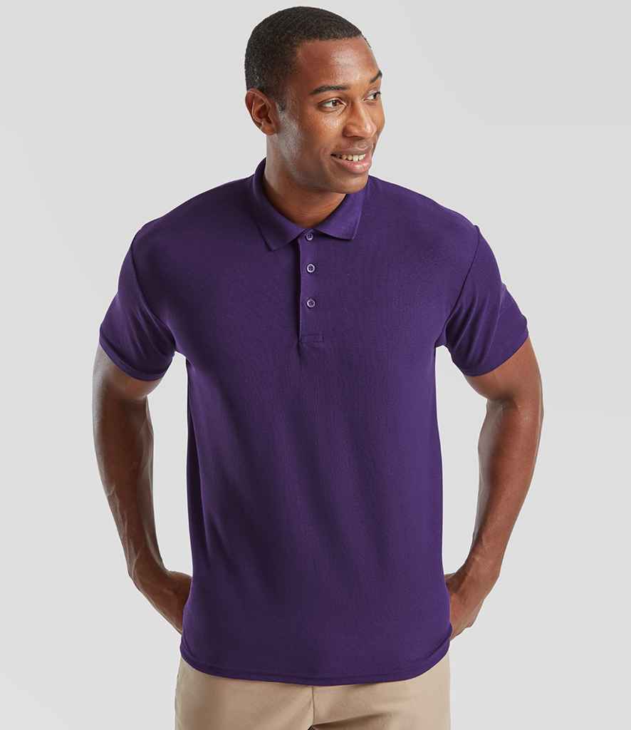 Fruit of the Loom - Poly/Cotton Piqué Polo Shirt - SS11 PUR S