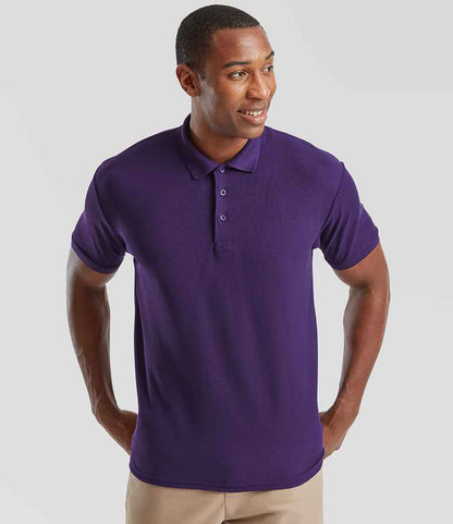 Fruit of the Loom - Poly/Cotton Piqué Polo Shirt - SS11 PUR S
