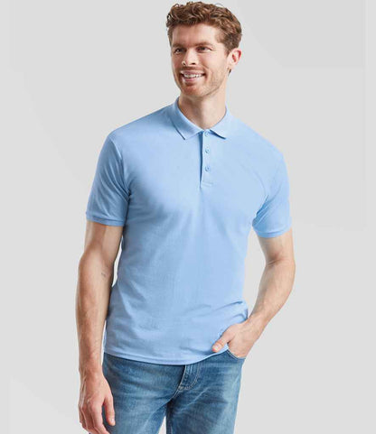Fruit of the Loom - Poly/Cotton Piqué Polo Shirt - SS11 SKY S
