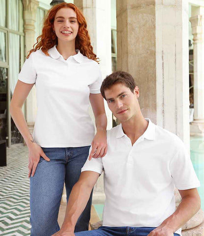 Fruit of the Loom - Poly/Cotton Piqué Polo Shirt - SS11 WHI S