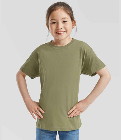 Fruit of the Loom - Kids Original T-Shirt - SS12B COL 3-4