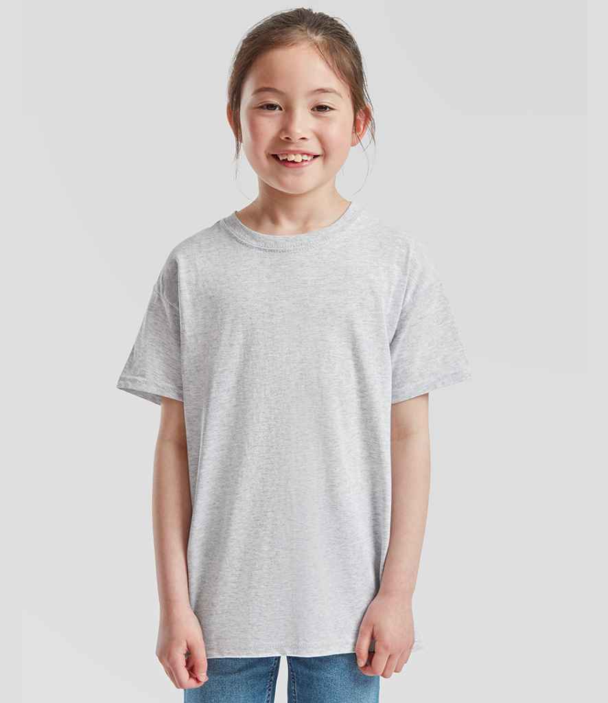 Fruit of the Loom - Kids Original T-Shirt - SS12B HEA 3-4