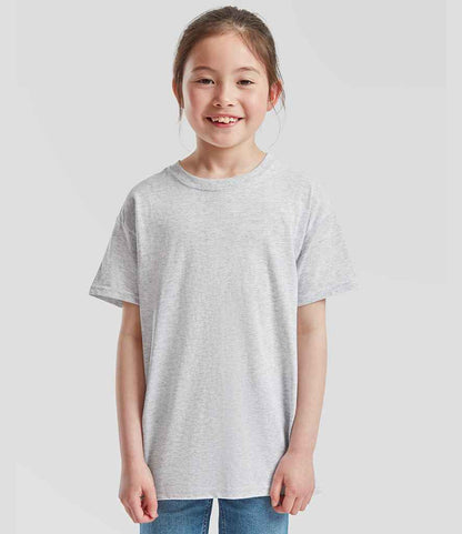Fruit of the Loom - Kids Original T-Shirt - SS12B HEA 3-4