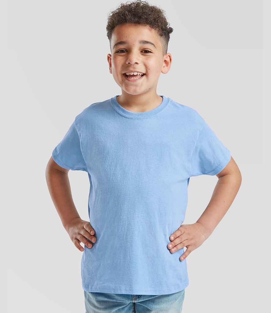 Fruit of the Loom - Kids Original T-Shirt - SS12B SKY 3-4