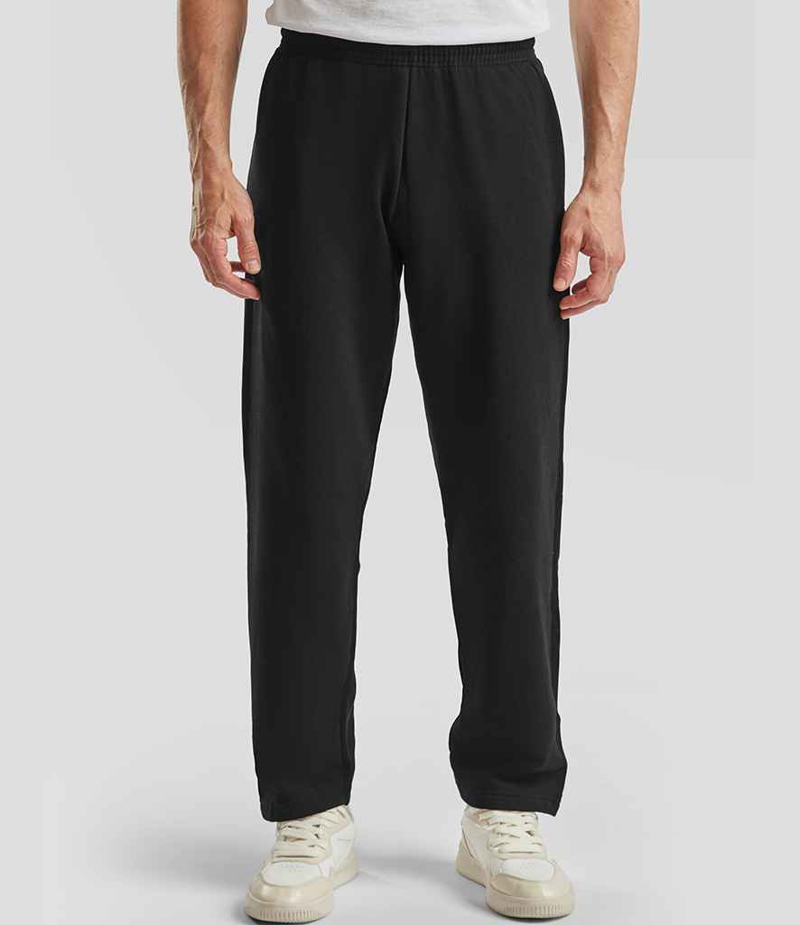 Fruit of the Loom - Classic Open Hem Jog Pants - SS13 BLK S