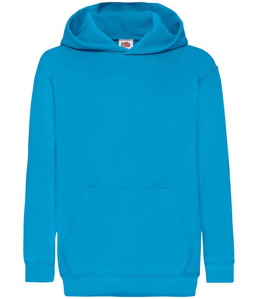 Fruit of the Loom Kids Classic Hooded Sweatshirt - SS14B HEA 9-11