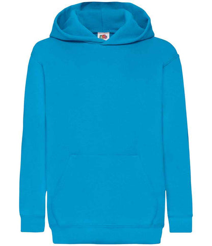 Fruit of the Loom Kids Classic Hooded Sweatshirt - SS14B HEA 9-11