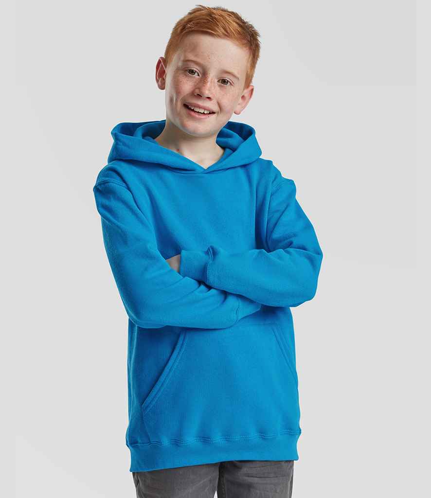 Fruit of the Loom Kids Classic Hooded Sweatshirt - SS14B AZR 5-6