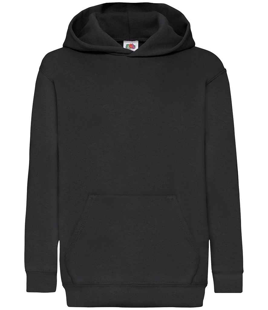 Fruit of the Loom Kids Classic Hooded Sweatshirt - SS14B HEA 9-11