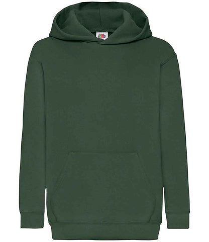 Fruit of the Loom Kids Classic Hooded Sweatshirt - SS14B HEA 9-11