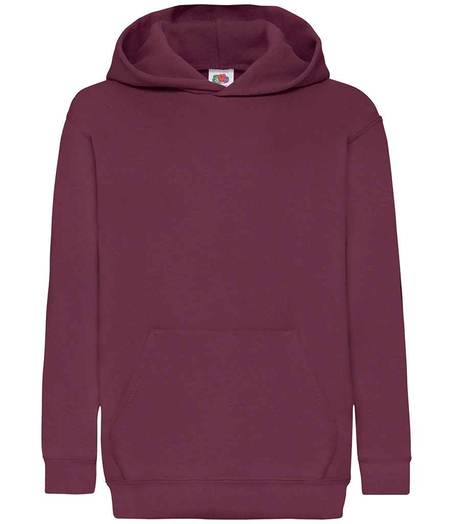 Fruit of the Loom Kids Classic Hooded Sweatshirt - SS14B HEA 9-11