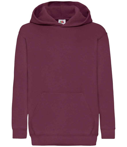 Fruit of the Loom Kids Classic Hooded Sweatshirt - SS14B HEA 9-11