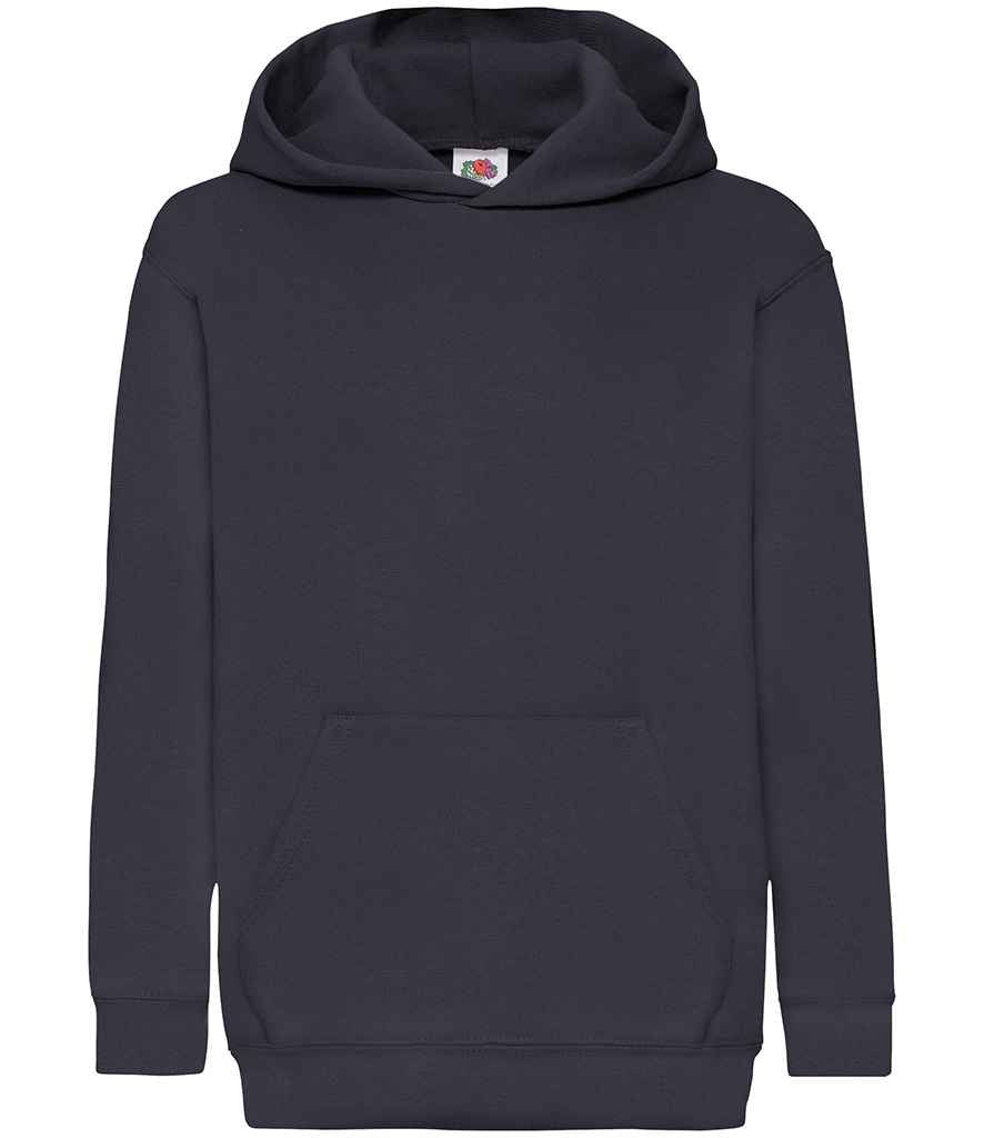 Fruit of the Loom Kids Classic Hooded Sweatshirt - SS14B HEA 9-11