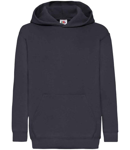 Fruit of the Loom Kids Classic Hooded Sweatshirt - SS14B HEA 9-11
